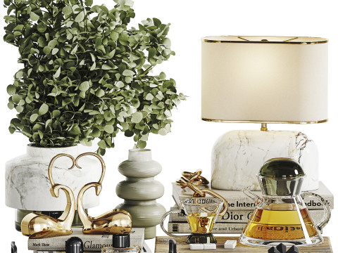 Decorative Set 020 3D-Modell