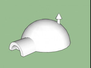 igloo type 1 printable 3d print model 3D Принт Модель