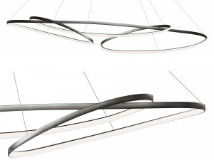 Heals Ribbon LED Pendant Lite Lamp XL Modèle 3D