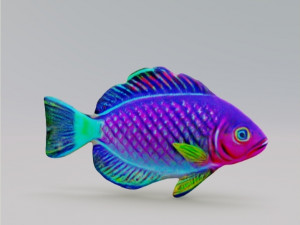 3D Fish 3D Модель