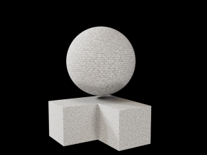 Procedural White Brick Material CG Dokuları