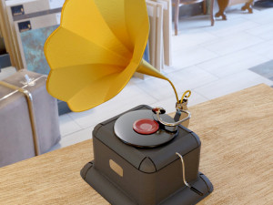 Record Player 3D Модель