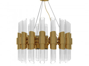 Luxxu Collection Tycho Round Chandelier 3D Model