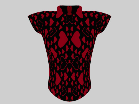 Womens Tunic 3Dモデル