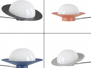 Table lamps 4 versions - AGO Alley Table series 3D Модель