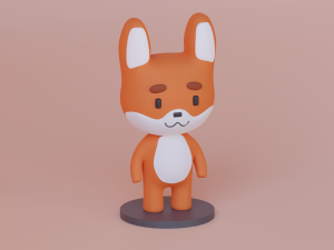 Fox model 3Dモデル
