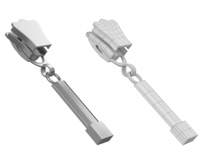 Zipper Slider 04 Modelo 3D