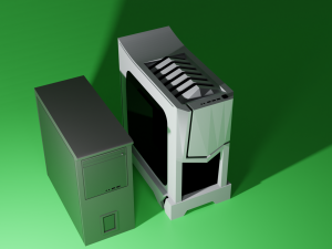 Two computers Modelo 3D