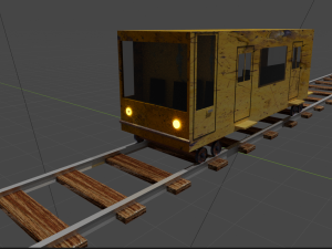 Old train 3D Модель