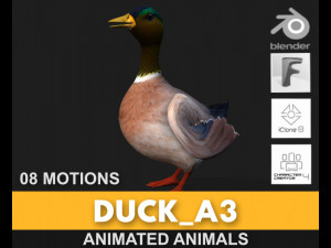 DuckA3 3Dモデル