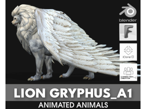 Lion GryphusA1 3Dモデル