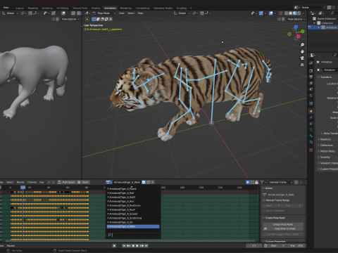 Tiger BaByA2 3D Model