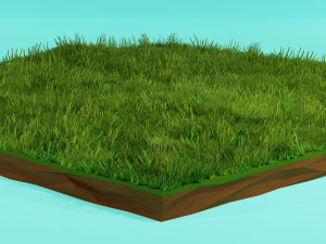 Grass Low Poly 3D 모델