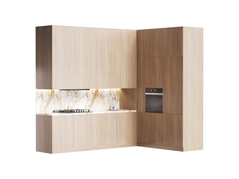 Modern kitchen 34 3D Модель