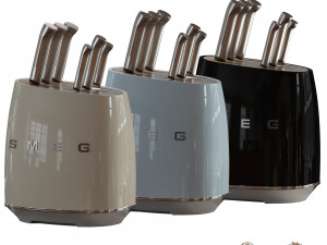 KNIFE BLOCK Modelo 3D