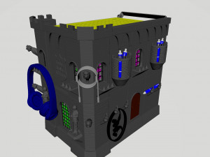 CASTLE PC COOLER MASTE QUBE 500 Modèles 3D en vedette