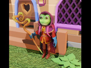 Model of a toad wizard 3D Модель