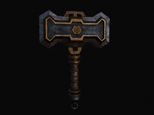 Semi Stylized Fantasy Weapon Pack 2 3D 模型