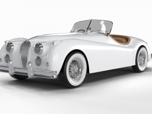 Jaguar XK140 1954 3D Model