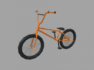 Low Poly Bmx 3D Модель