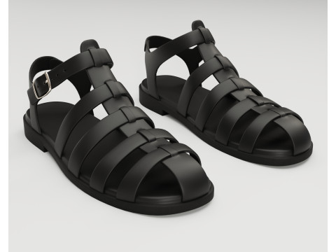 Ezerosy gladiators strappy sandals 3Dモデル