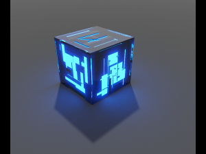 Small set with science fiction equipment 3Dモデル