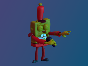 Sponge bob 3D-Modell
