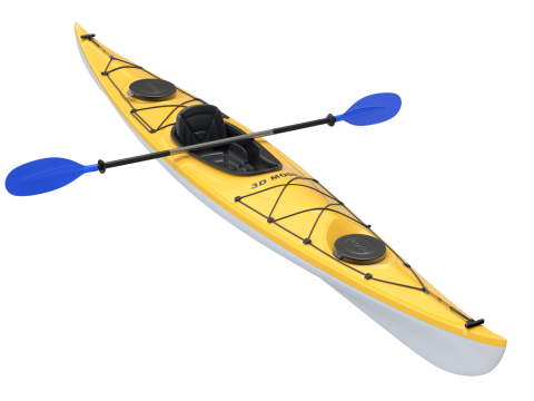 Kayak Modelo 3D