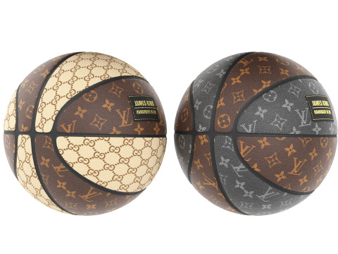 Louis vuitton and gucci basketball 3D 모델