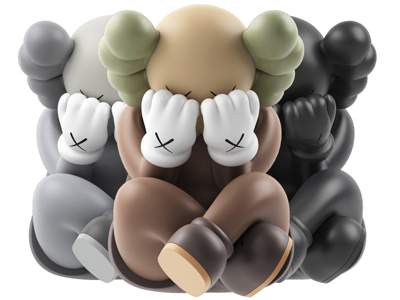 Kaws separated vinyl figures collection 3D Модель .c4d .max .obj .3ds .fbx .stl .blend