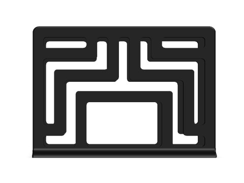 Geometric Maze Napkin Holder 3D-Druckmodell
