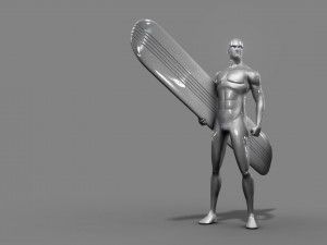 Silver Surfer 3D Model