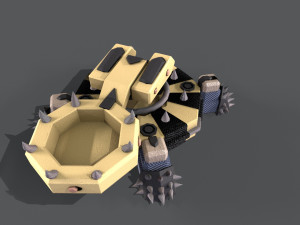 3D Scattershot model Model 3D