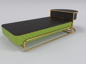 Luxury coffee table 1 set 3D मॉडल