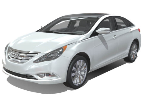 Hyundai Sonata 2011 3Dモデル