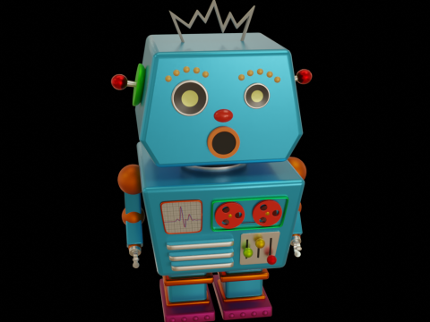 Toy Robot 3D Модель