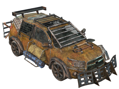 Apocalypse car 3D Model