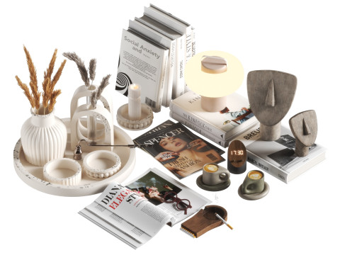 Decorative set 09 3D Model