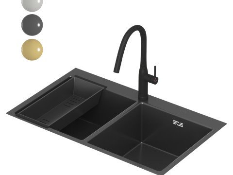 Gappo sink collection 3D Model