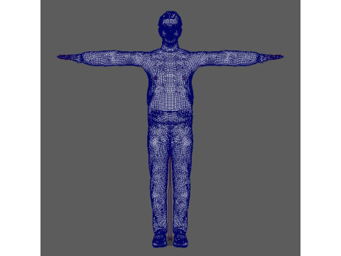 Cartoon Old Male Character Ready for Game and Animation Modèle 3D