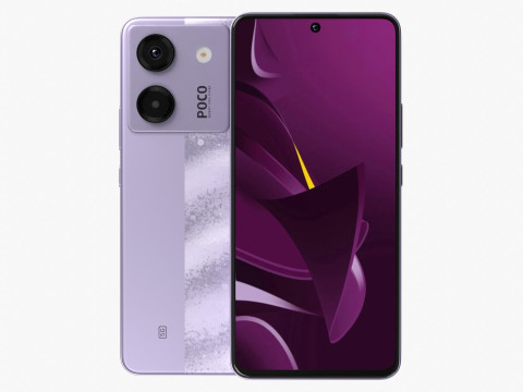 Xiaomi Poco M7 Pro Lavender Frost 3D मॉडल