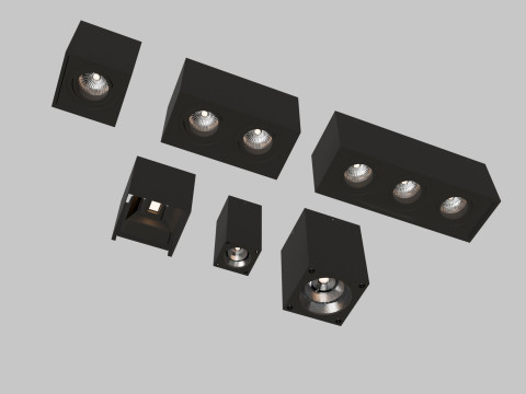 Lightinova Boxx lamp collection 3D Model