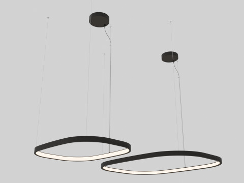 Lightinova Halo Square lamp collection 3D Model