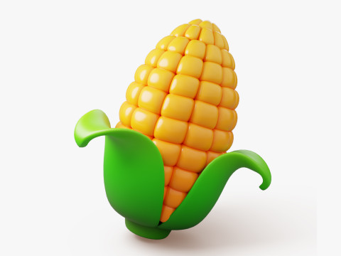 Stylized Corn Modelo 3D