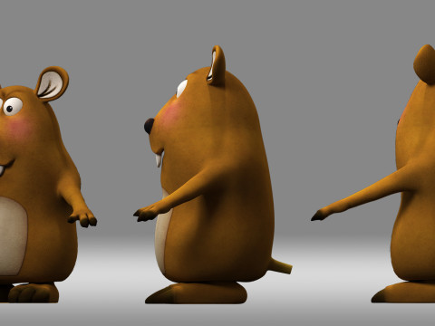 Cartoon mouse Modèle 3D