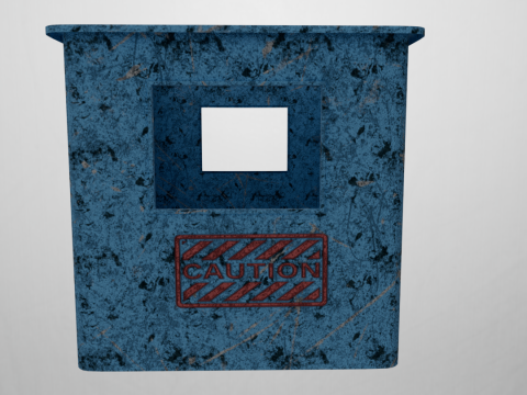 Shopping Hand Basket 3Dモデル